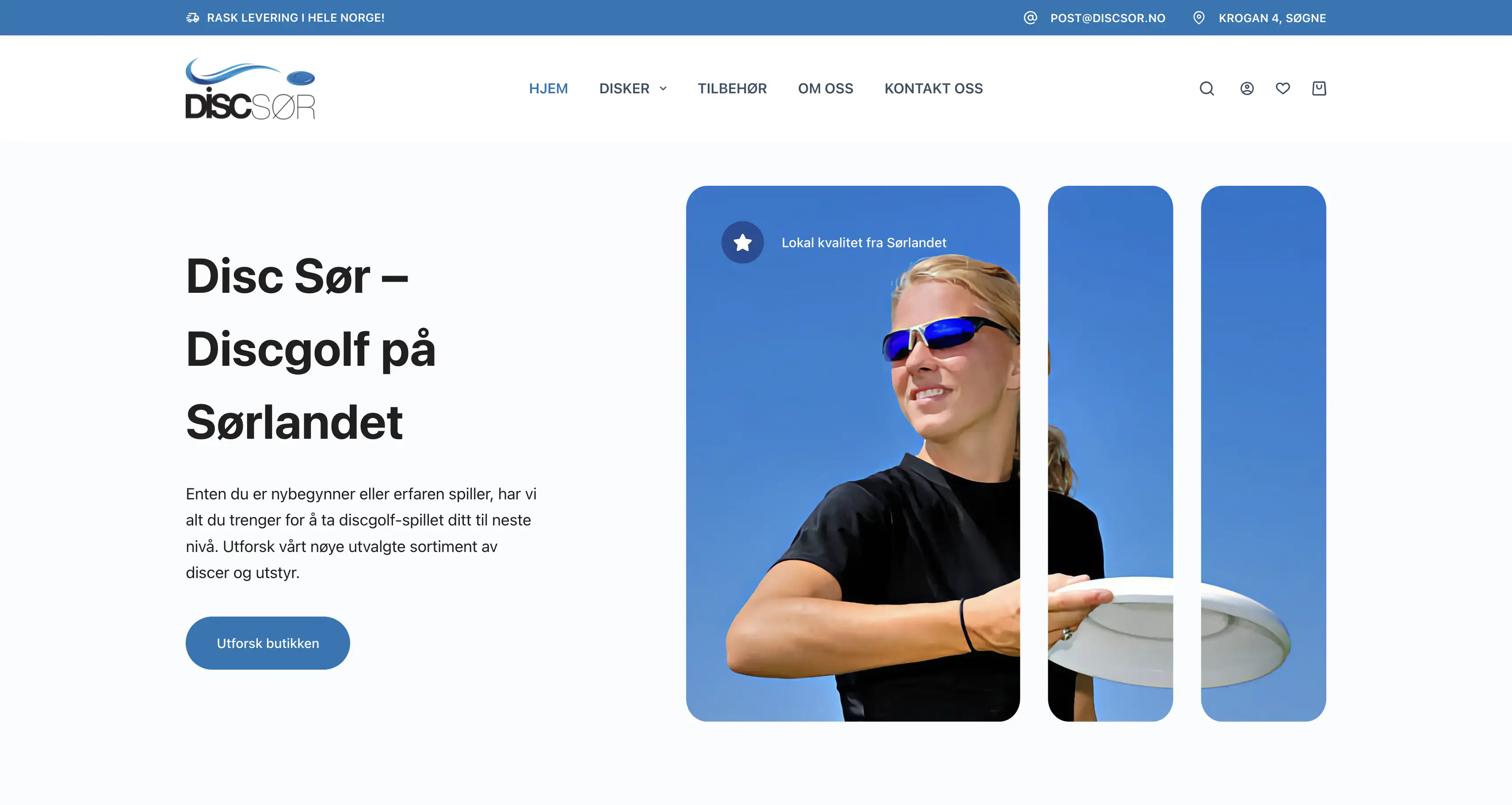 Disc Sor - Discgolf nettbutikk